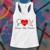 Women Life Freedom Equality Women's Tank Top thumb 3