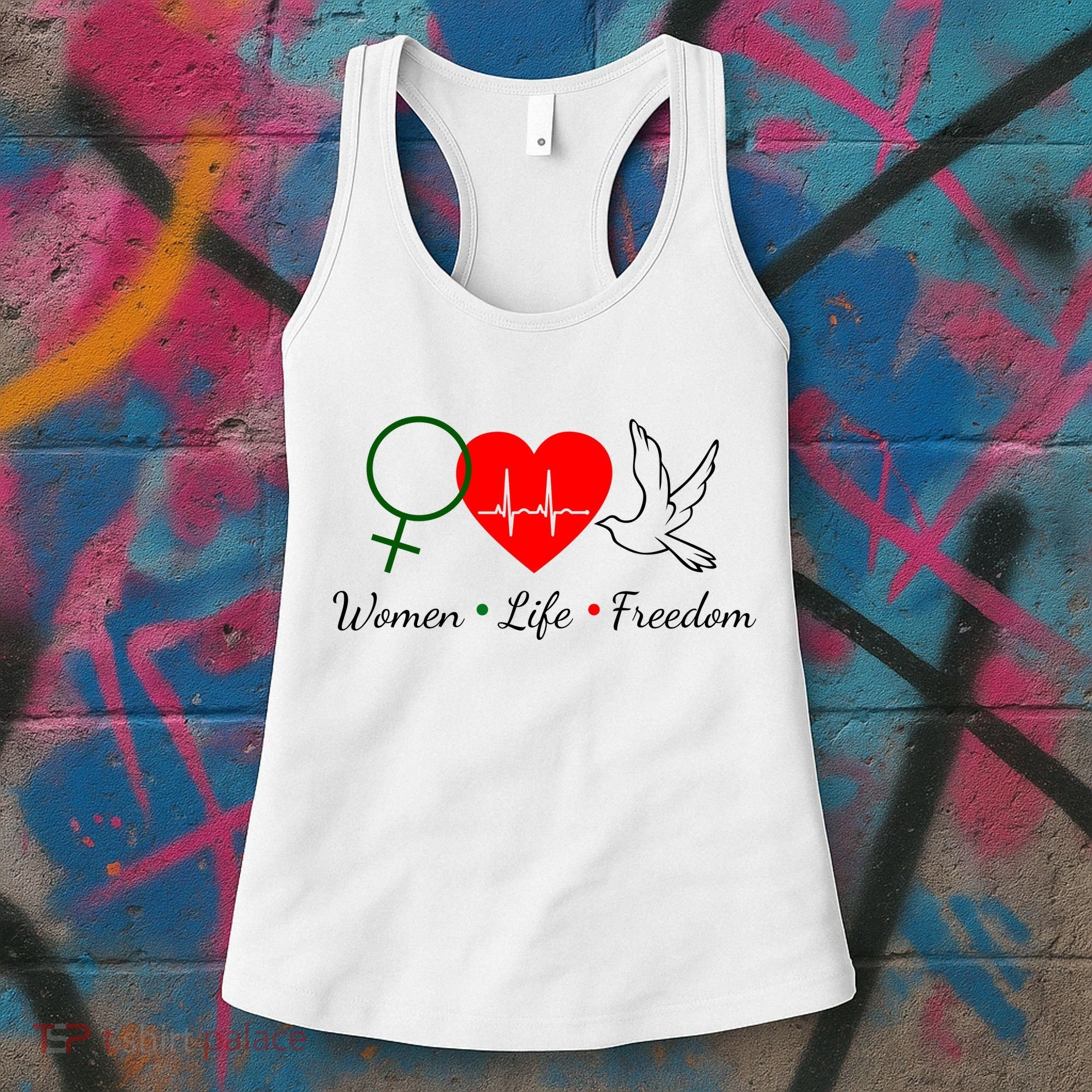 Women Life Freedom Equality Women's Tank Top