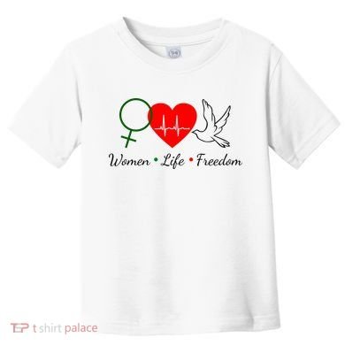 Women Life Freedom Equality Toddler T-Shirt