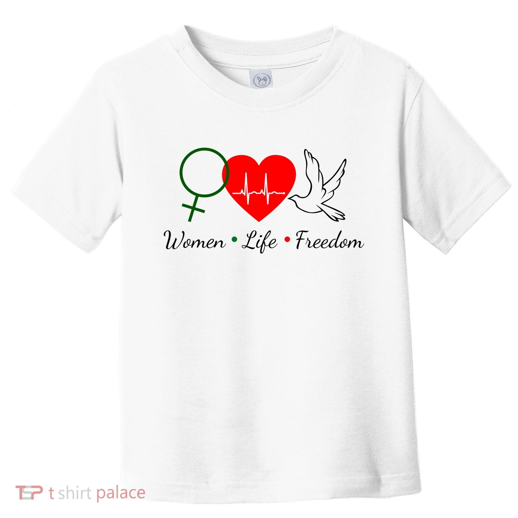 Women Life Freedom Equality Toddler T-Shirt