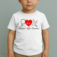 Women Life Freedom Equality Toddler T-Shirt thumb 2
