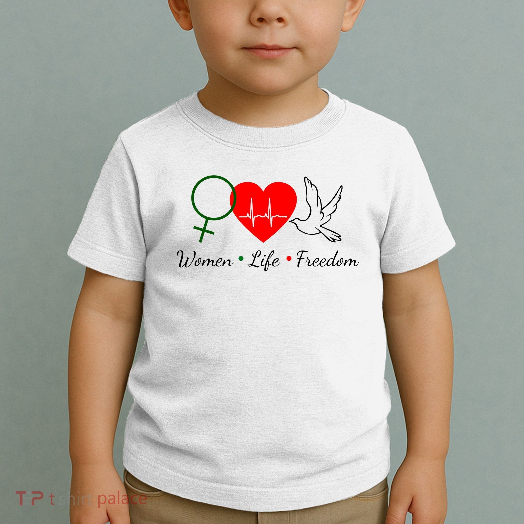 Women Life Freedom Equality Toddler T-Shirt