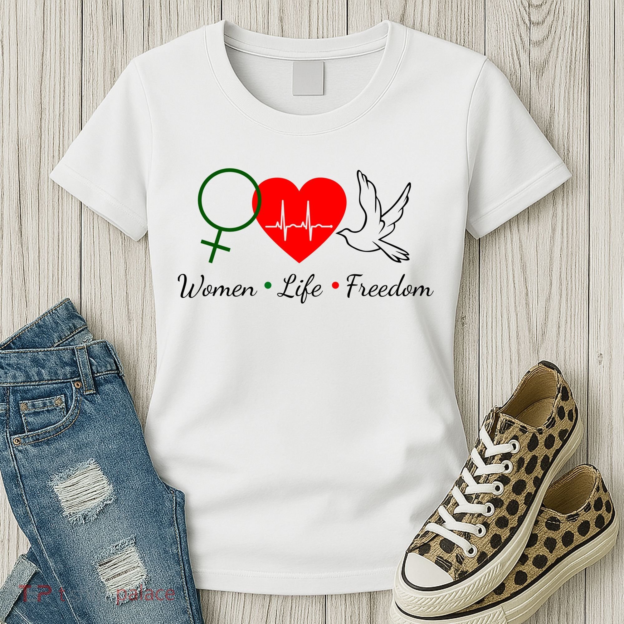 Women Life Freedom Equality Women's T-Shirt