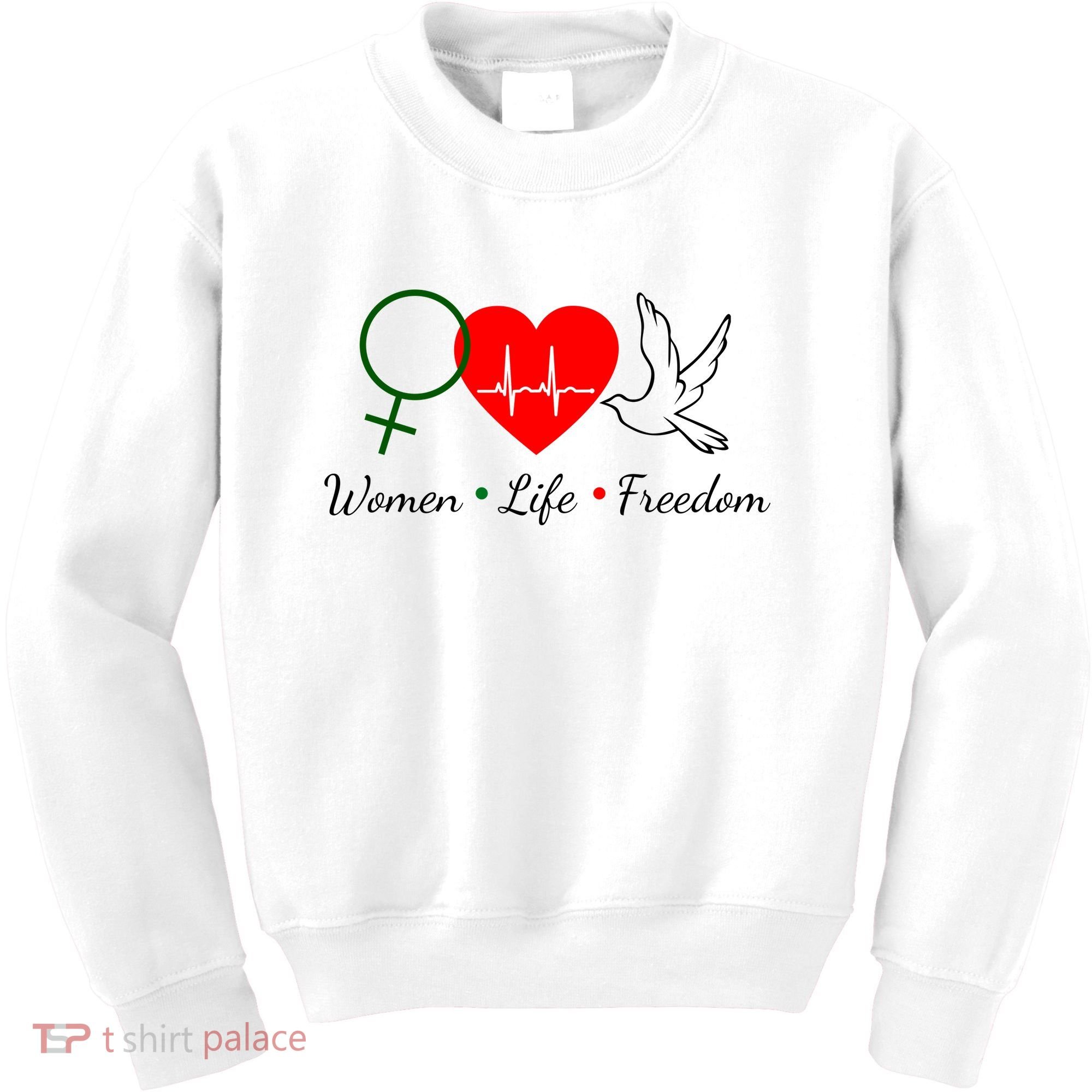 Women Life Freedom Equality Kids Sweatshirt