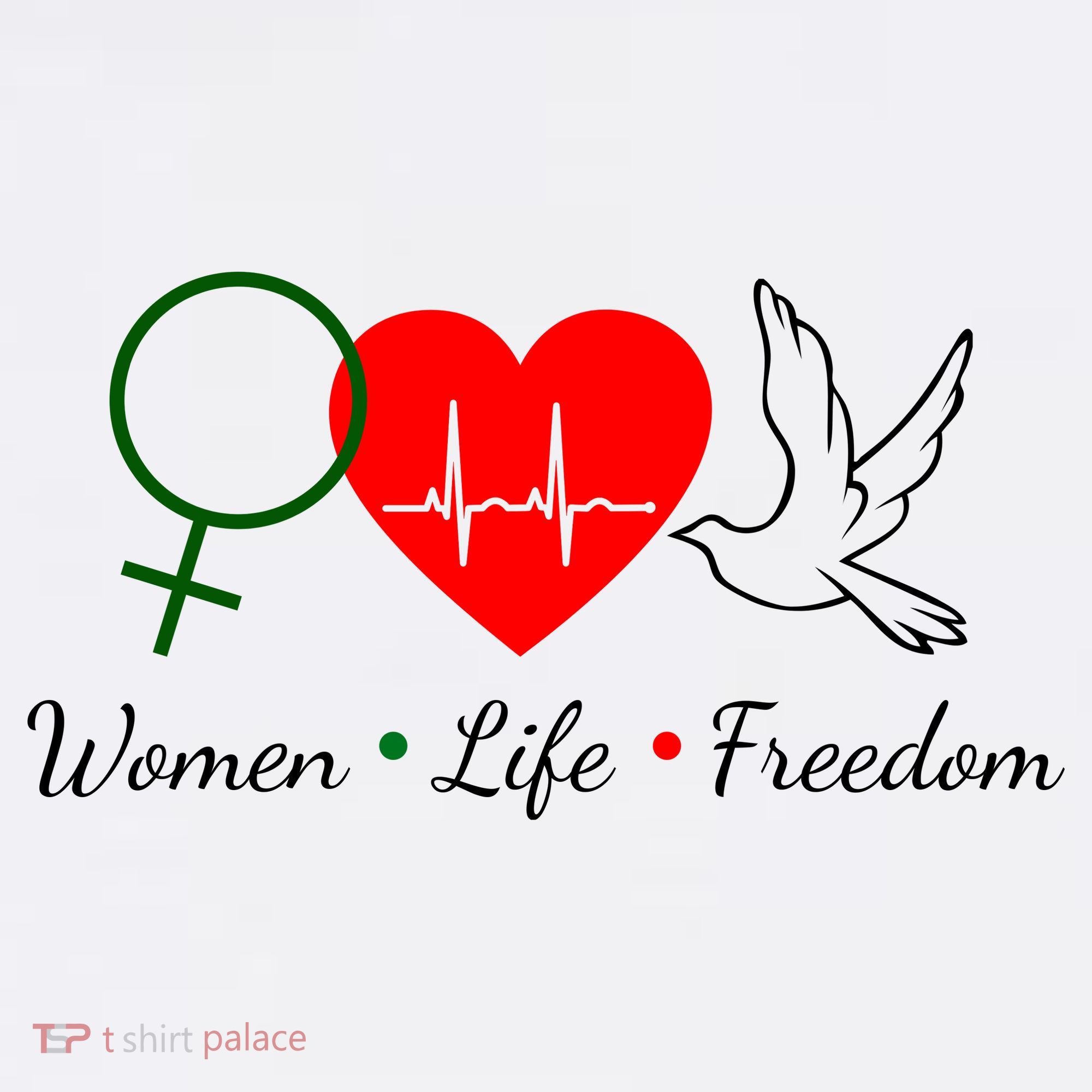 Women Life Freedom Equality Kids Sweatshirt