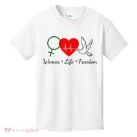Women Life Freedom Equality Kids T-Shirt thumb 0