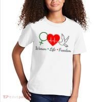 Women Life Freedom Equality Kids T-Shirt thumb 2