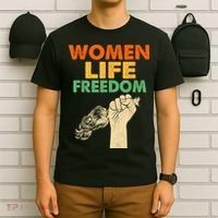 Women Life Freedom Iran Feminist Vintage T-Shirt thumb 6