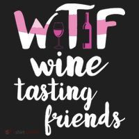 Wine Lover Funny WTF Wine Tasting Friends Drinking Wine Beanie thumb 2