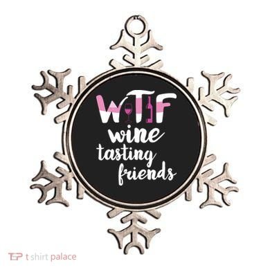 Wine Lover Funny WTF Wine Tasting Friends Drinking Wine Ornament