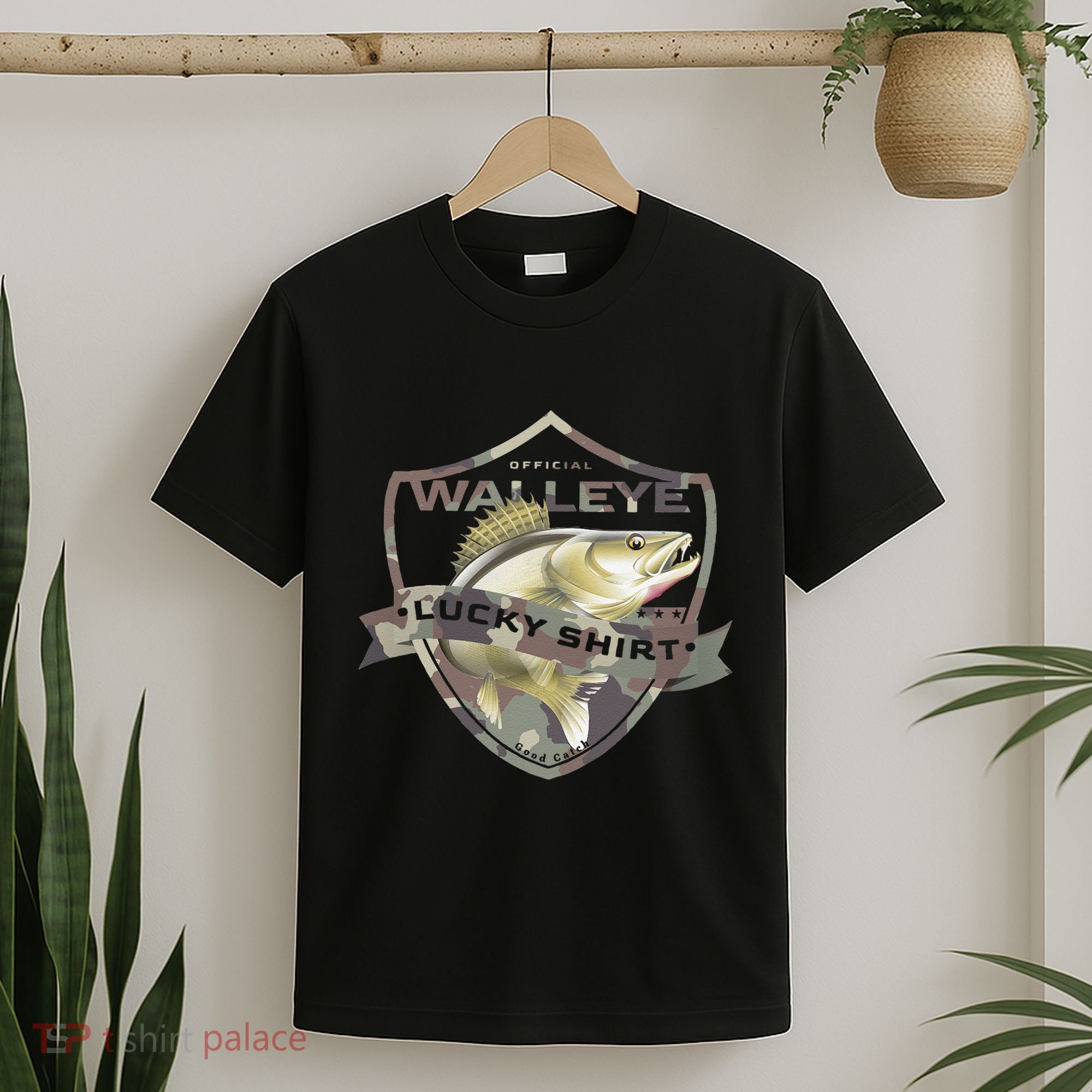 Walleye Lucky Funny Accessories To Walleye Fishing T-Shirt