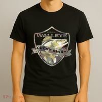 Walleye Lucky Funny Accessories To Walleye Fishing T-Shirt thumb 3