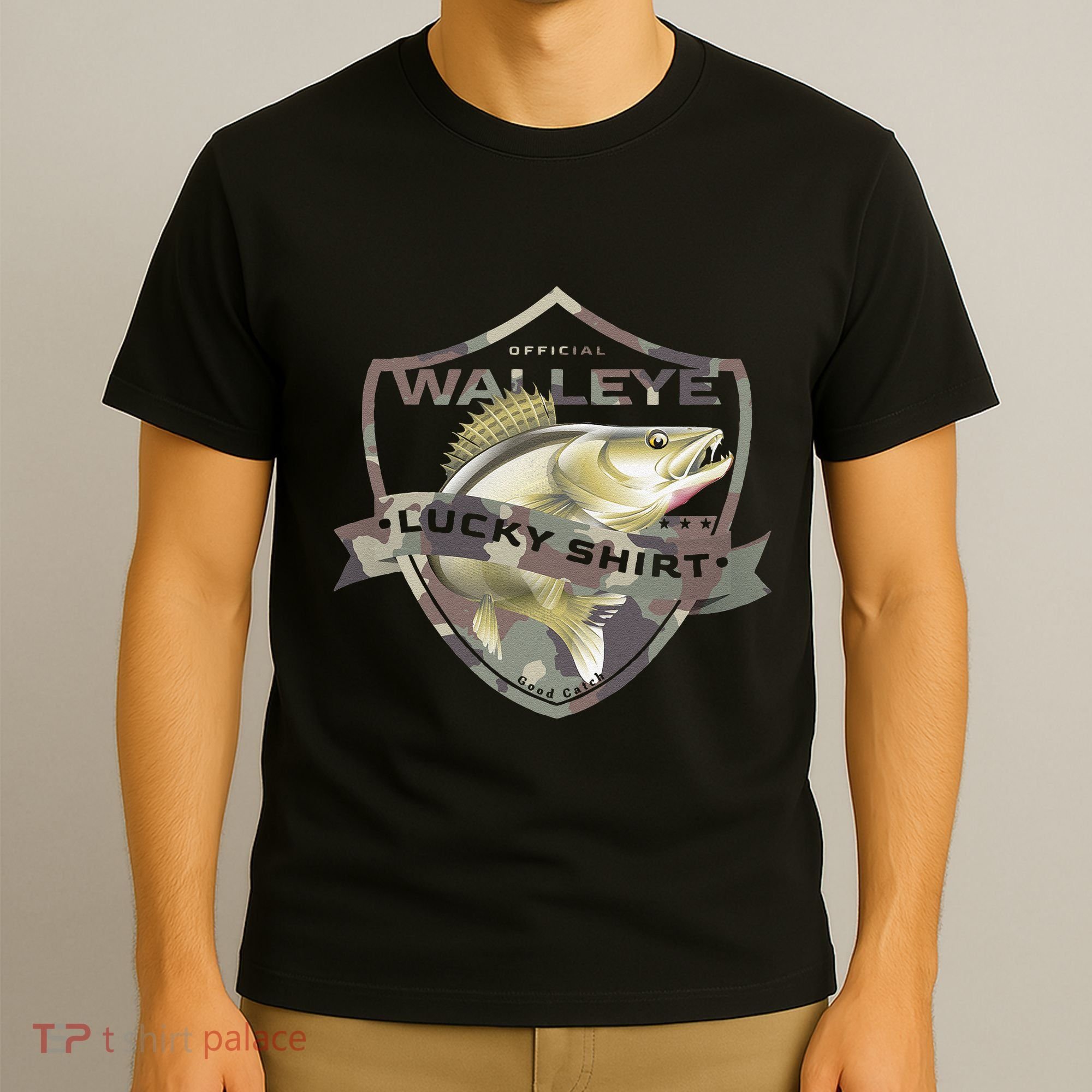 Walleye Lucky Funny Accessories To Walleye Fishing T-Shirt