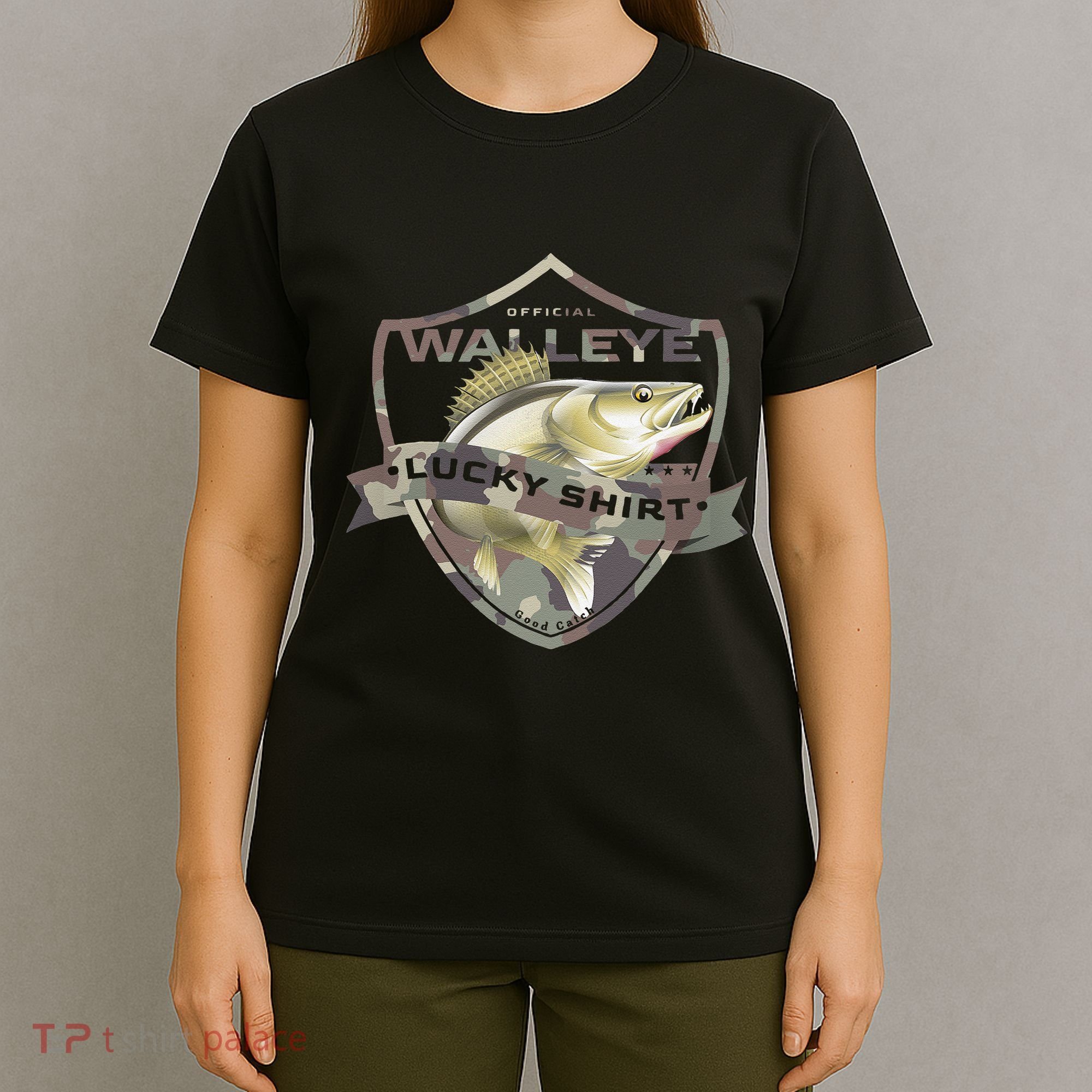 Walleye Lucky Funny Accessories To Walleye Fishing T-Shirt