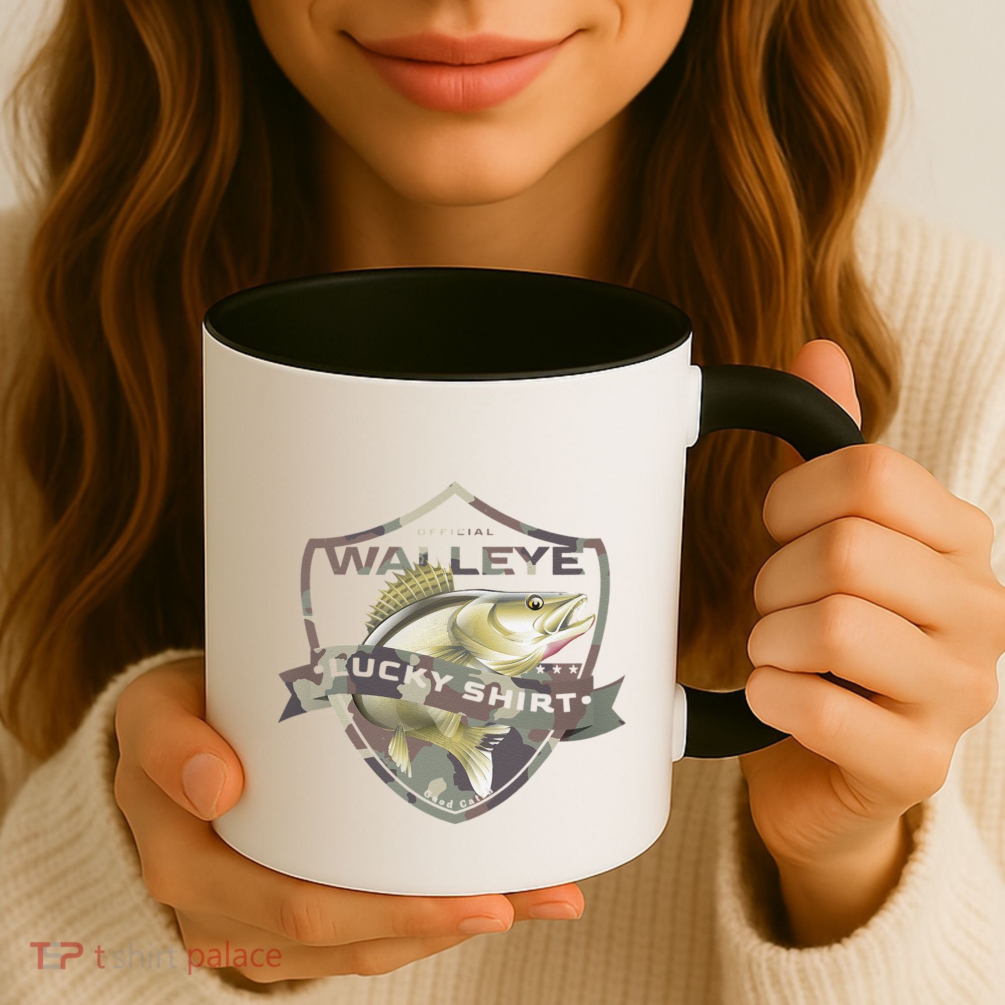 Walleye Lucky Funny Accessories To Walleye Fishing Coffee Mug