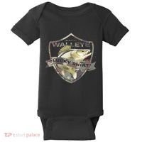 Walleye Lucky Funny Accessories To Walleye Fishing Baby Bodysuit thumb 0