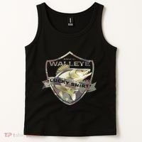 Walleye Lucky Funny Accessories To Walleye Fishing Tank Top thumb 2