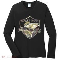 Walleye Lucky Funny Accessories To Walleye Fishing Women's Long Sleeve Shirt thumb 0
