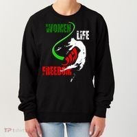 Women Life Freedom Iran Protest Women's Sweatshirt thumb 0