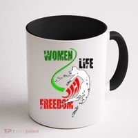 Women Life Freedom Iran Protest Coffee Mug thumb 1