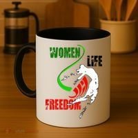 Women Life Freedom Iran Protest Coffee Mug thumb 4