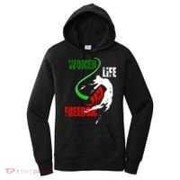 Women Life Freedom Iran Protest Women's Hoodie thumb 0