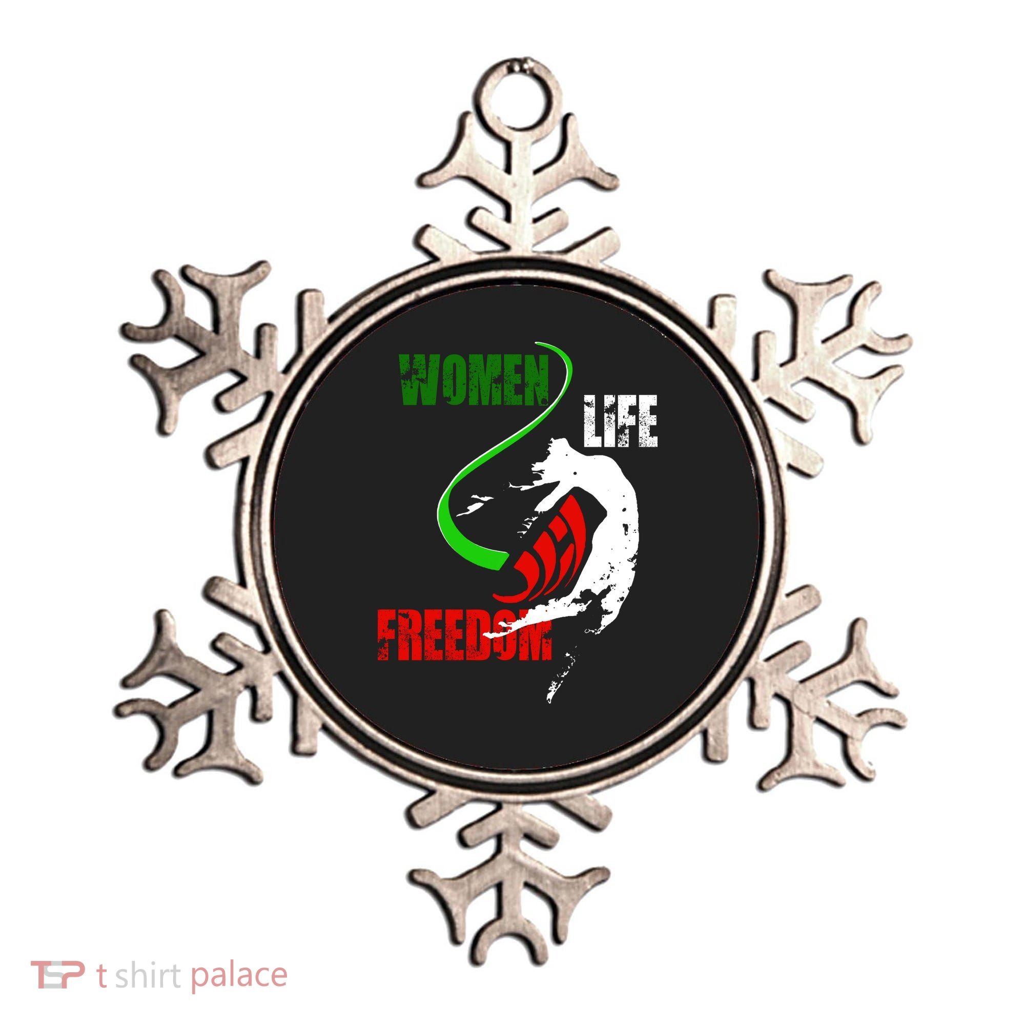 Women Life Freedom Iran Protest Ornament