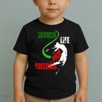 Women Life Freedom Iran Protest Toddler T-Shirt thumb 2