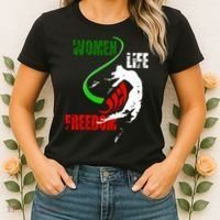 Women Life Freedom Iran Protest Women's T-Shirt thumb 2
