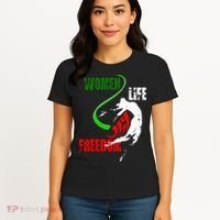 Women Life Freedom Iran Protest Women's T-Shirt thumb 4