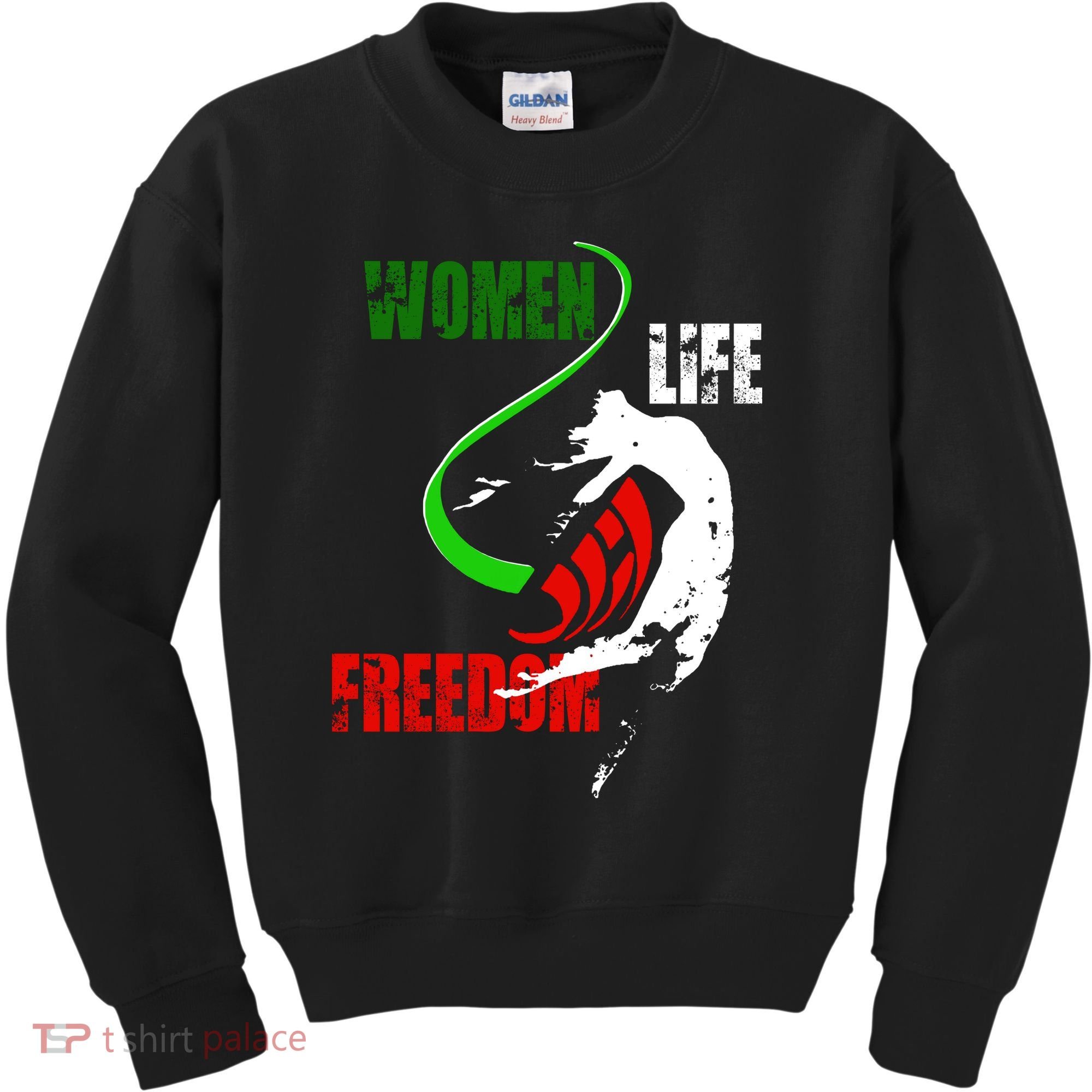 Women Life Freedom Iran Protest Kids Sweatshirt