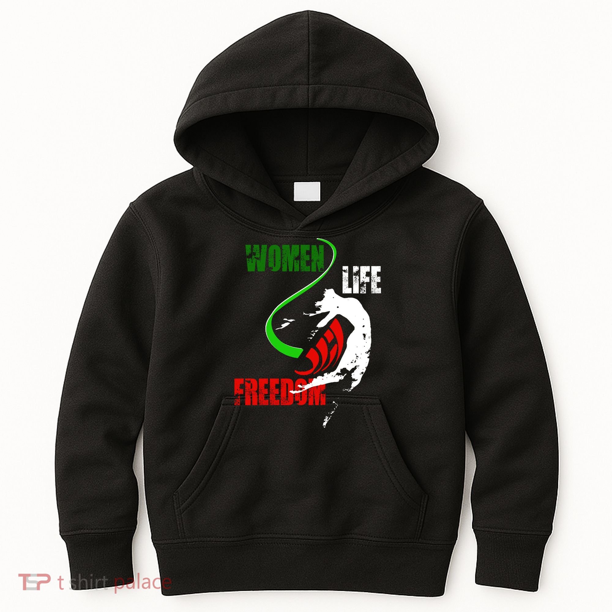 Women Life Freedom Iran Protest Kids Hoodie