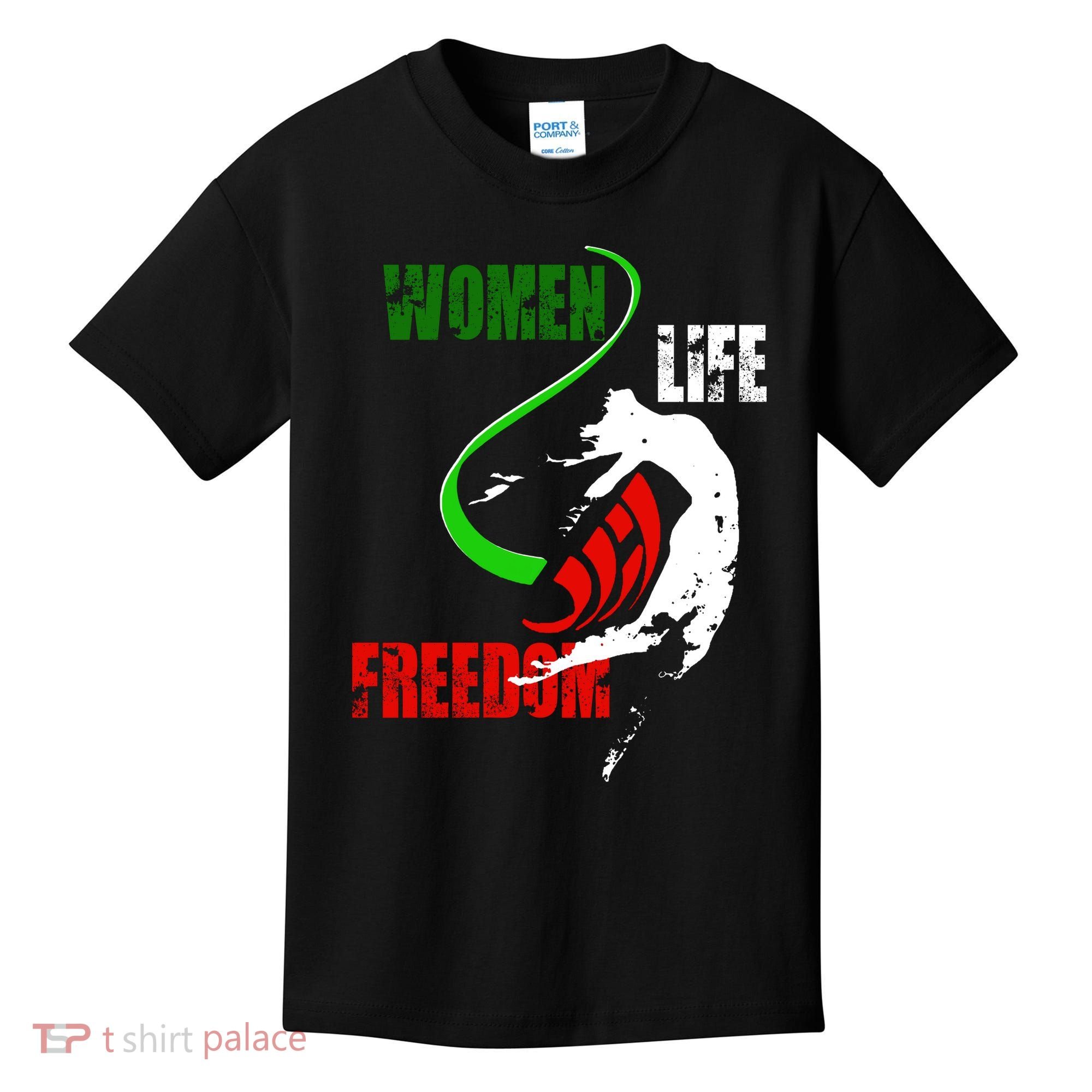 Women Life Freedom Iran Protest Kids T-Shirt