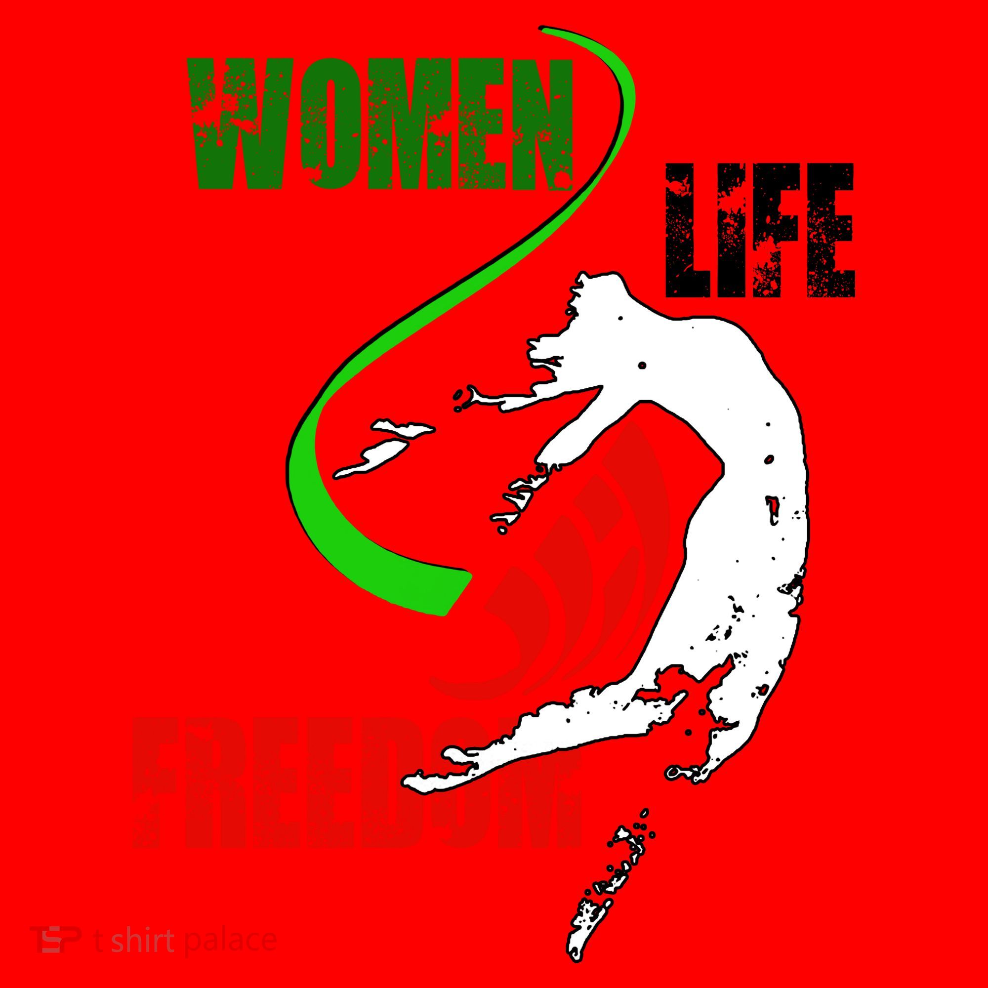 Women Life Freedom Iran Protest Santa Hat