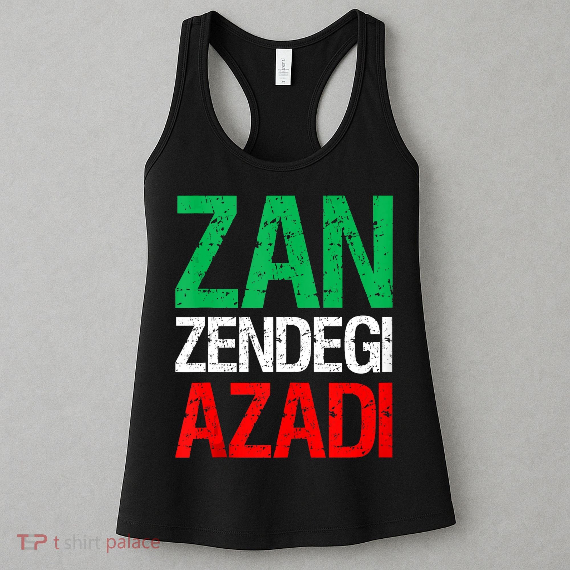 Woman Life Freedom Iran Zan Zendegi Azadi Persian Women's Tank Top