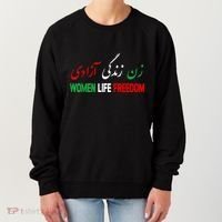 Women Life Freedom Support Persian Zan Zendegi Azadi Women's Sweatshirt thumb 0