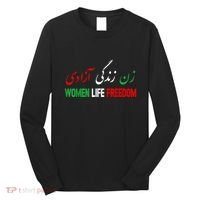 Women Life Freedom Support Persian Zan Zendegi Azadi Long Sleeve Shirt thumb 0