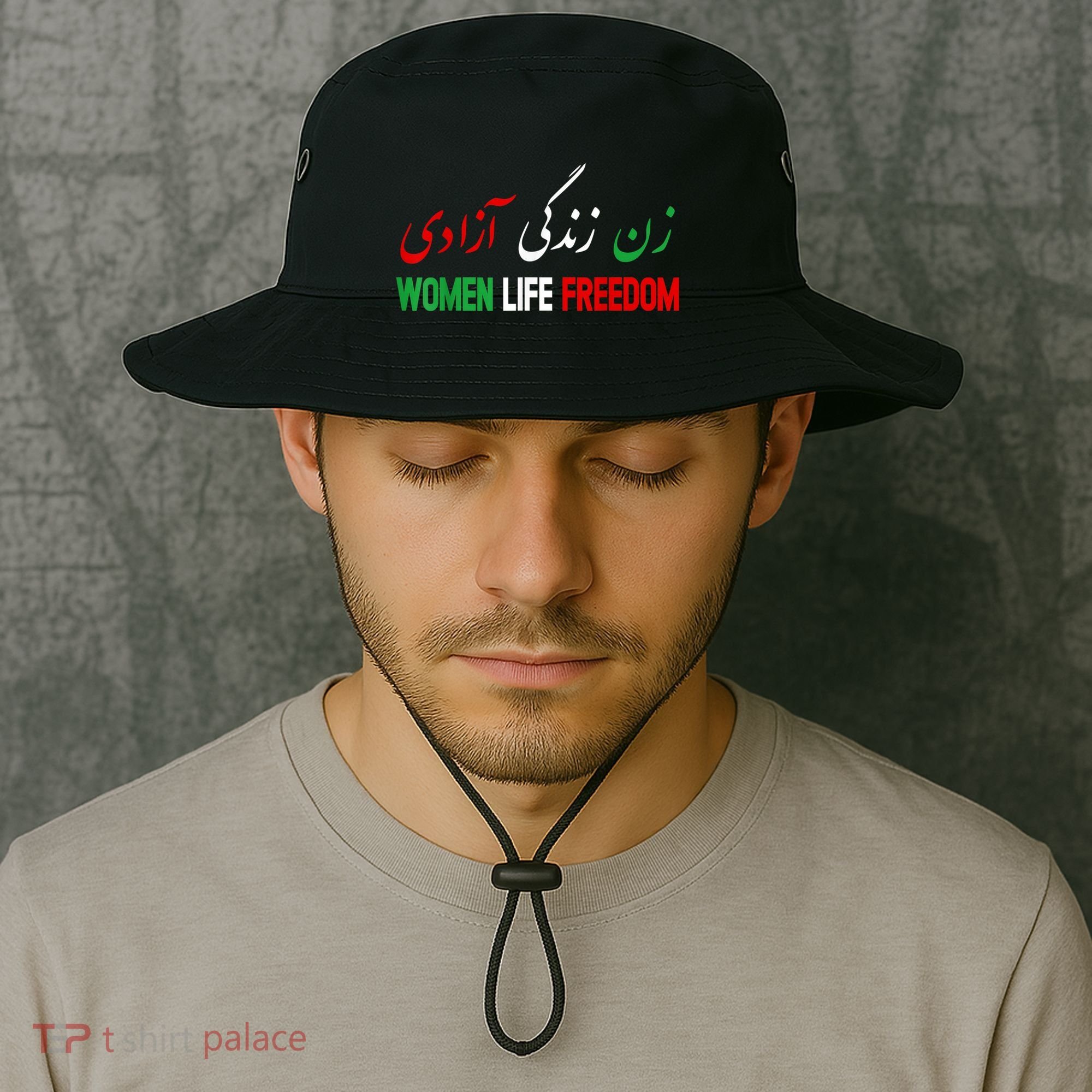 Women Life Freedom Support Persian Zan Zendegi Azadi Bucket Hat