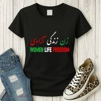 Women Life Freedom Support Persian Zan Zendegi Azadi Women's T-Shirt thumb 3