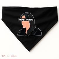 Women Life Freedom Iran #Mahsa Amini USA-Made Doggie Bandana thumb 0