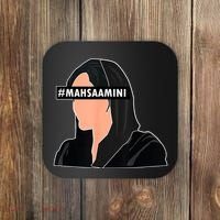 Women Life Freedom Iran #Mahsa Amini Coaster thumb 0