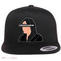 Women Life Freedom Iran #Mahsa Amini Flat Bill Trucker Hat thumb 0