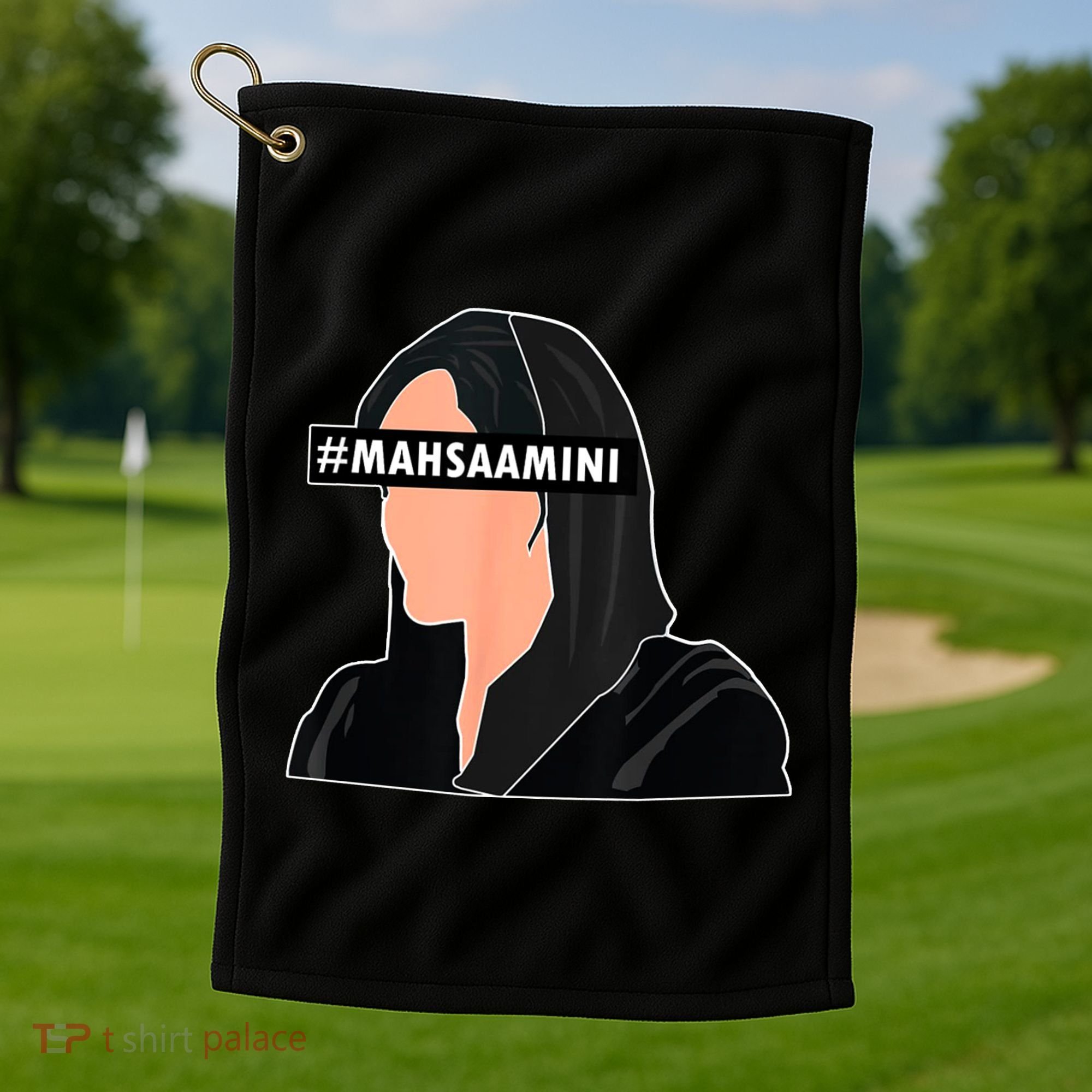 Women Life Freedom Iran #Mahsa Amini Golf Towel