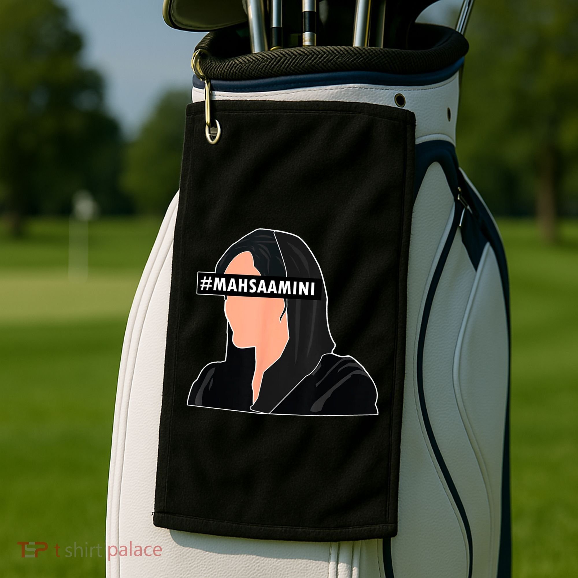 Women Life Freedom Iran #Mahsa Amini Golf Towel