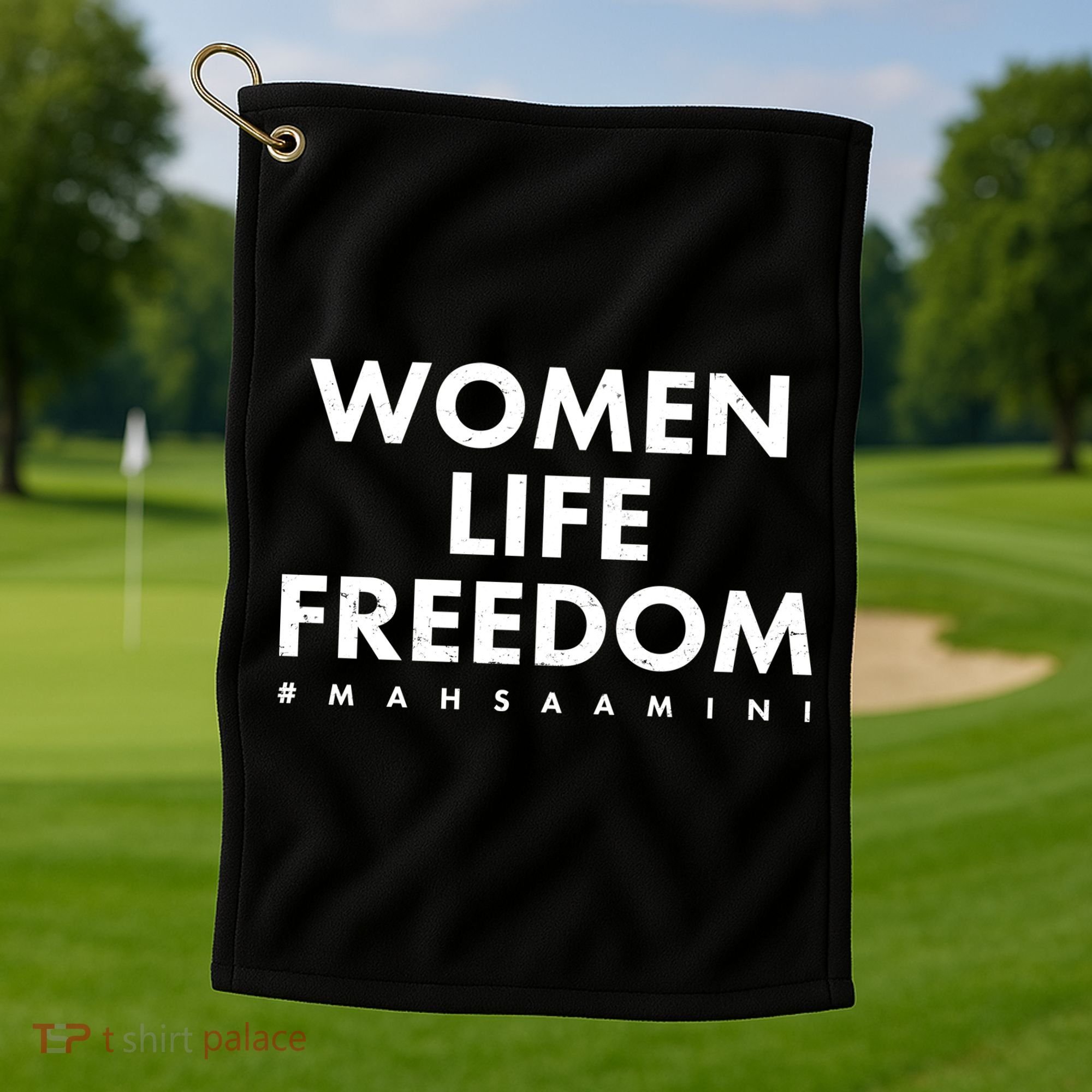 Women Life Freedom #Mahsa Amini Golf Towel