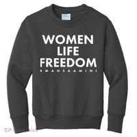 Women Life Freedom #Mahsa Amini Kids Sweatshirt thumb 0