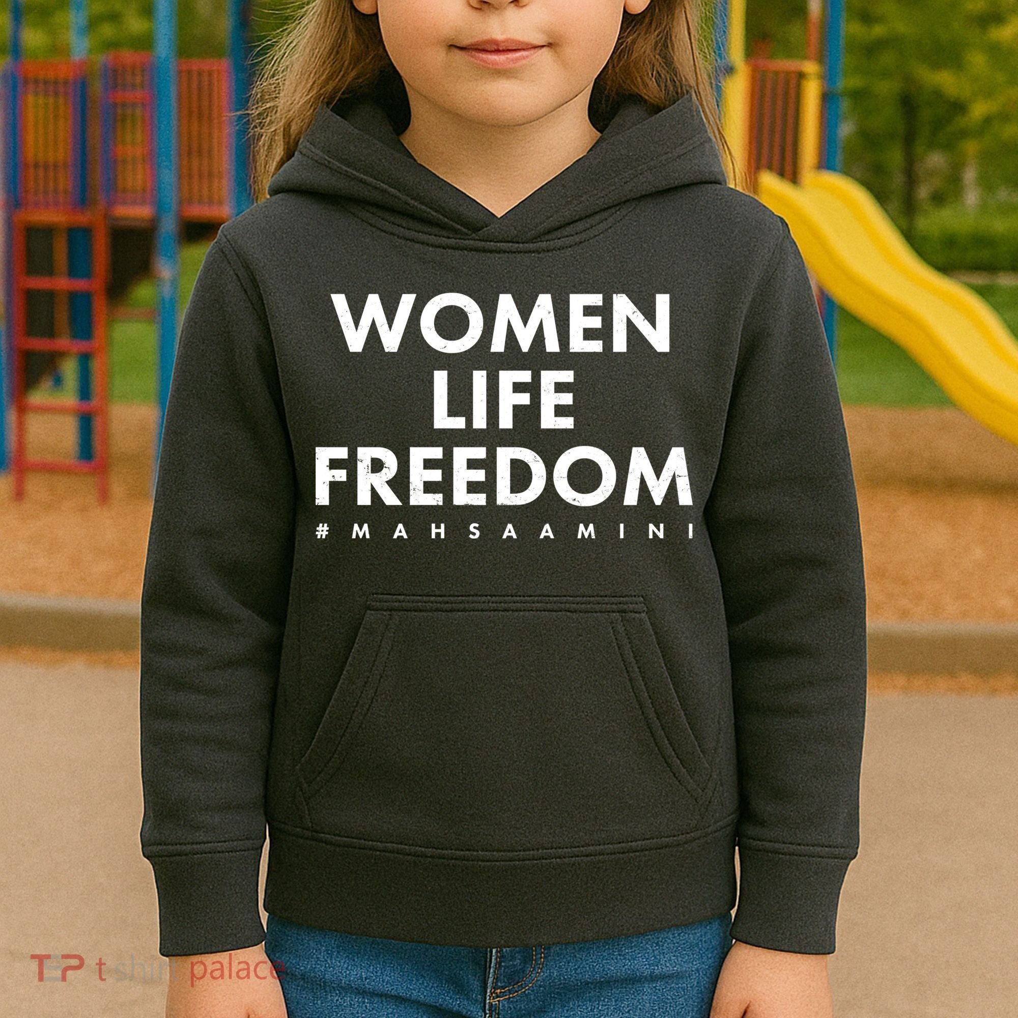 Women Life Freedom #Mahsa Amini Kids Hoodie