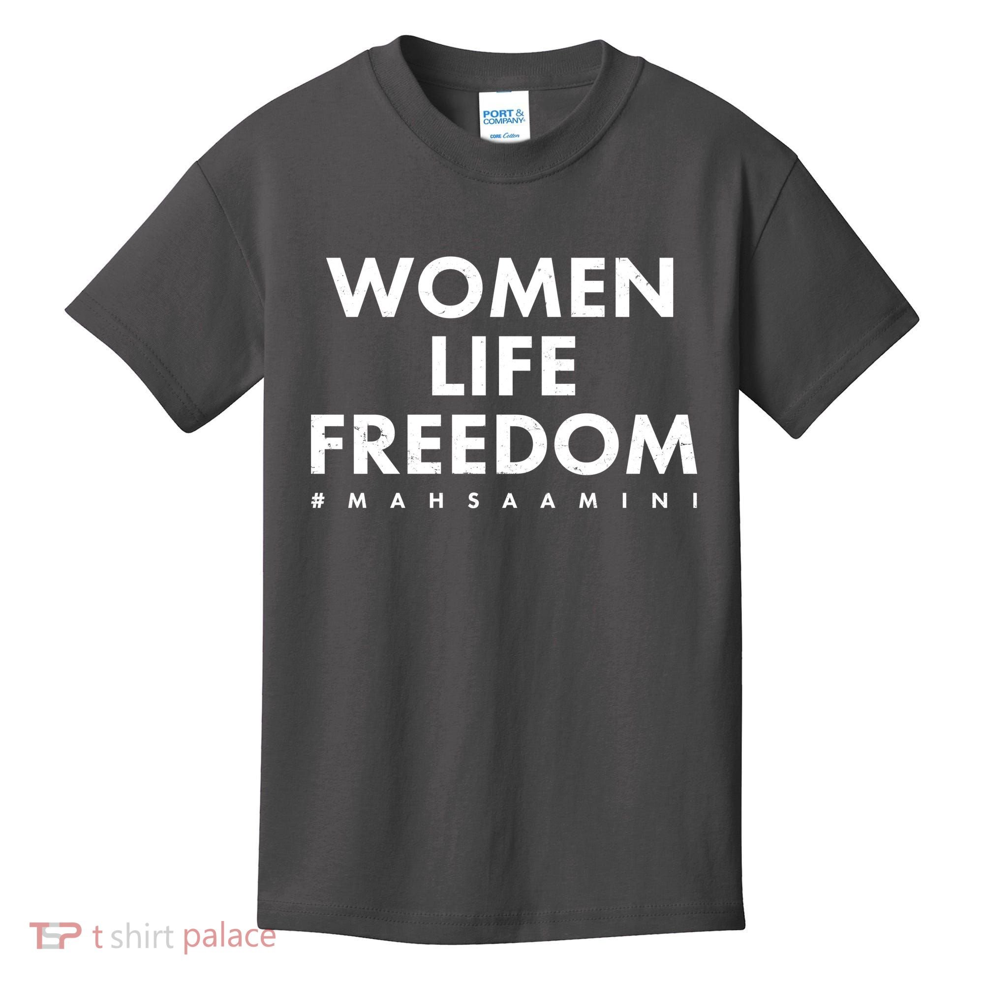 Women Life Freedom #Mahsa Amini Kids T-Shirt