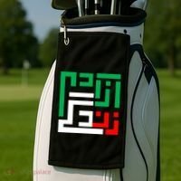 Wo Life Freedom Iran Zan Zendegi Azadi Persian Cool Gift Golf Towel thumb 2
