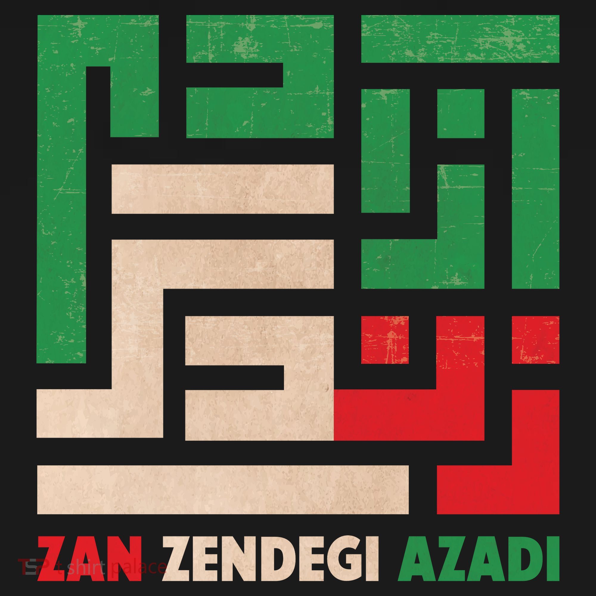 Women Life Freedom Mahsa Amini Zan Zendegi Azadi Iran T-Shirt